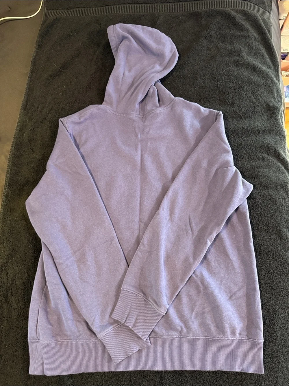 The North Face Lavender Pullover Hoodie with White Logo